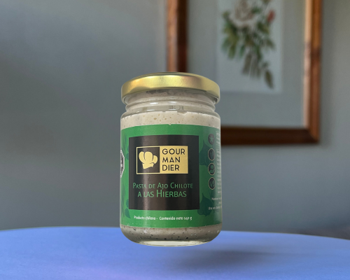 Pasta de Ajo Chilote a las Hierbas 140 gr - GOURMANDIER