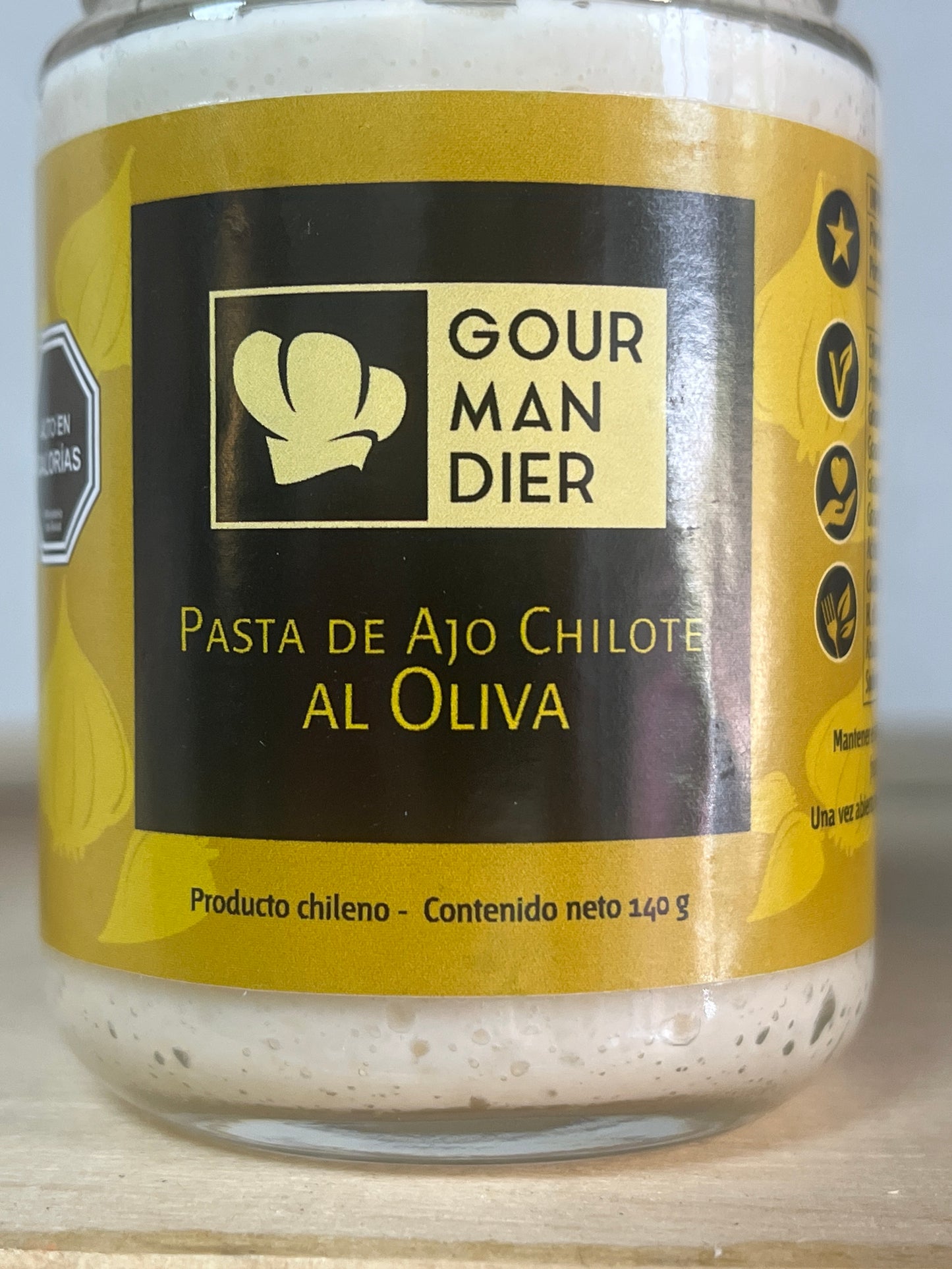 PASTA DE AJO CHILOTE AL OLIVO