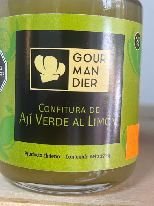 CONFITURA DE AJI VERDE AL LIMÓN