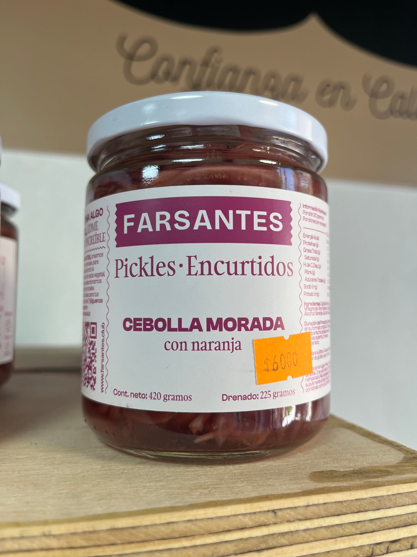 CEBOLLA MORADA CON NARANJA - pickles encurtidos