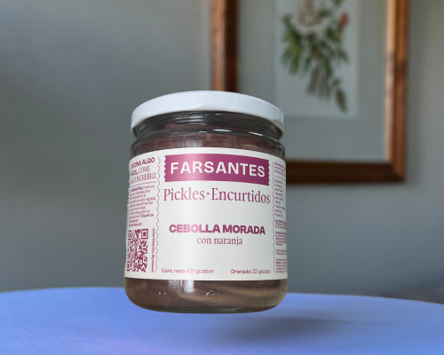 CEBOLLA MORADA CON NARANJA - pickles encurtidos