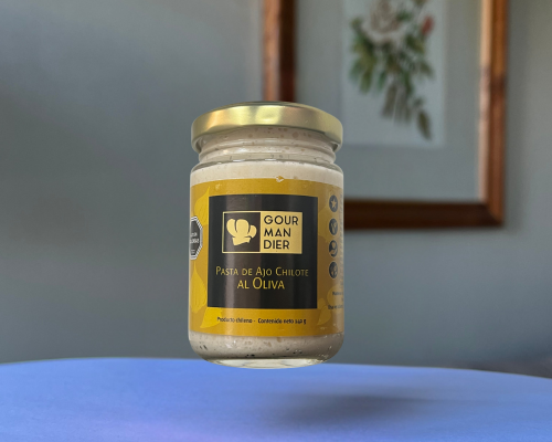 Pasta de Ajo Chilote al Olivo 140 gr - GOURMANDIER